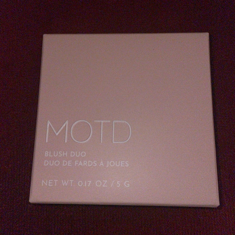MOTD Cosmetics Blush Duo Modern Mauve  Face Cheek Makeup .17oz 5g